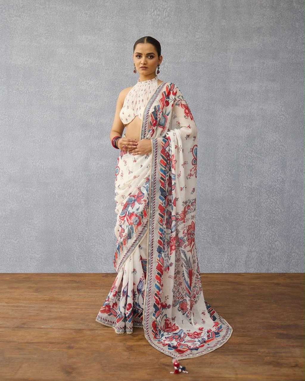 Chiff Premium Georgette Saree