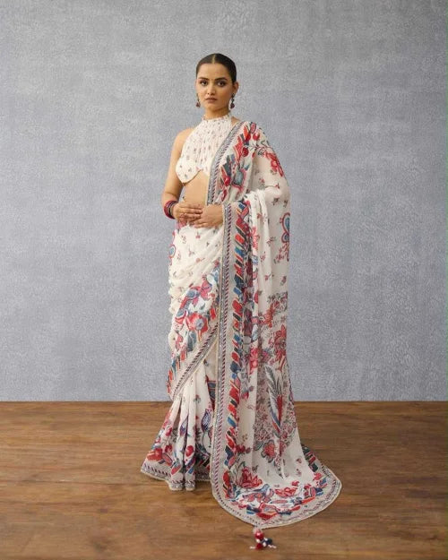 Chiff Premium Georgette Saree