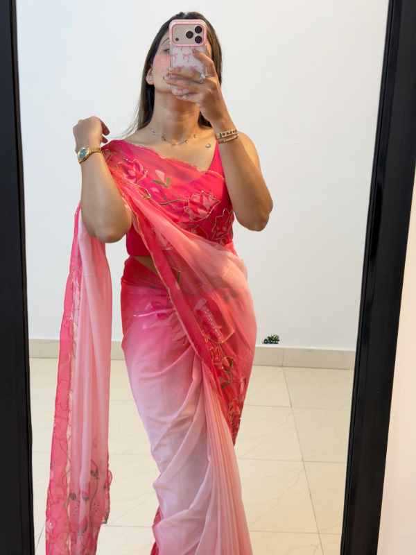 Dana Georgette Fancy Saree