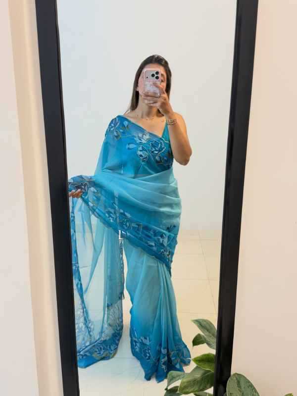 Dana Georgette Fancy Saree
