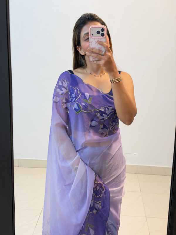 Dana Georgette Fancy Saree