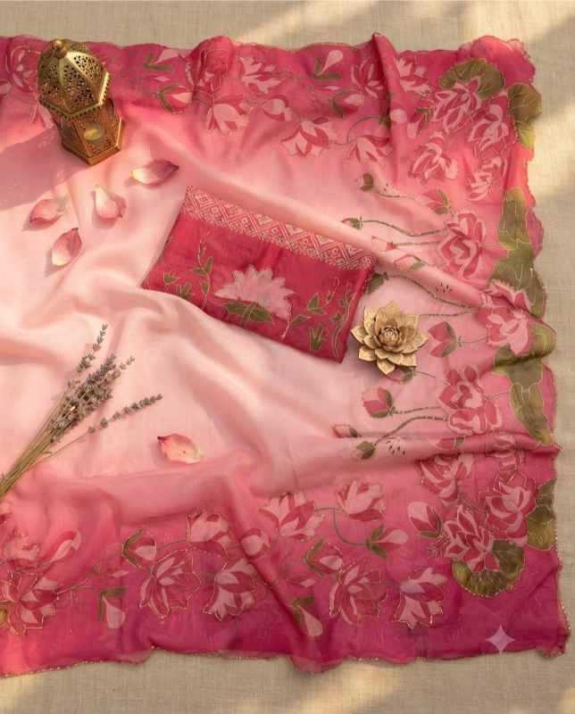 Dana Georgette Fancy Saree