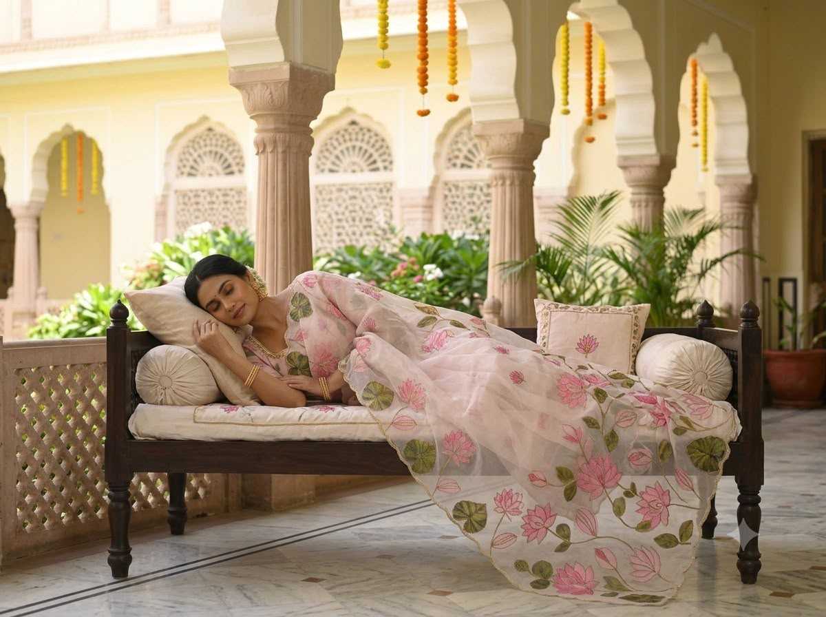 Dana Georgette Printed Saree