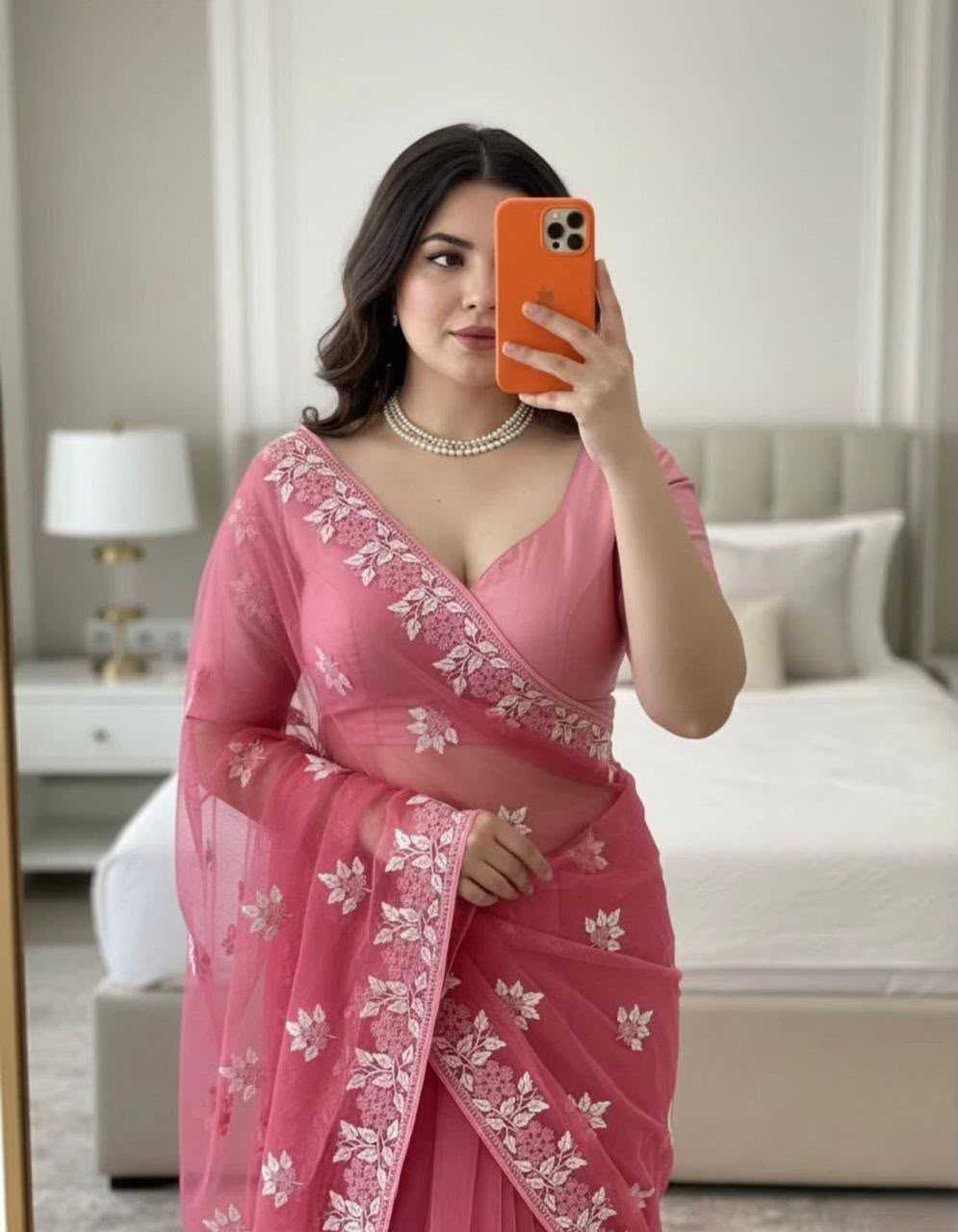 Deepika Georgette Saree