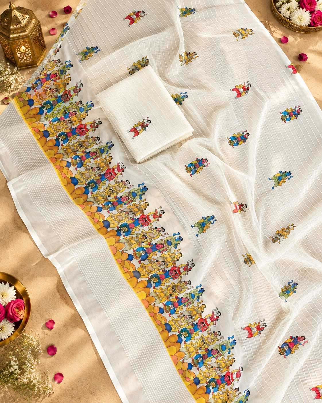 Doll Georgette Printed Saree