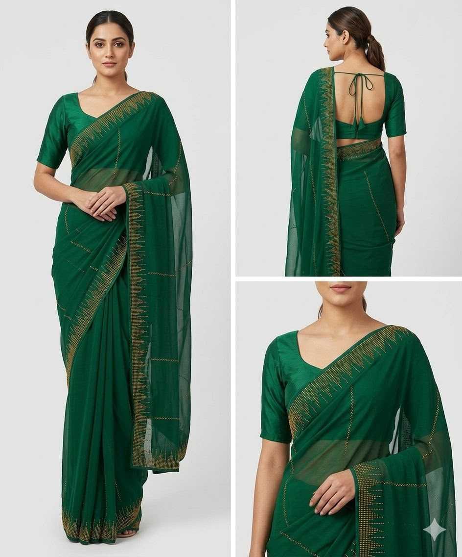 Fox Faux Georgette Party Wear Saree