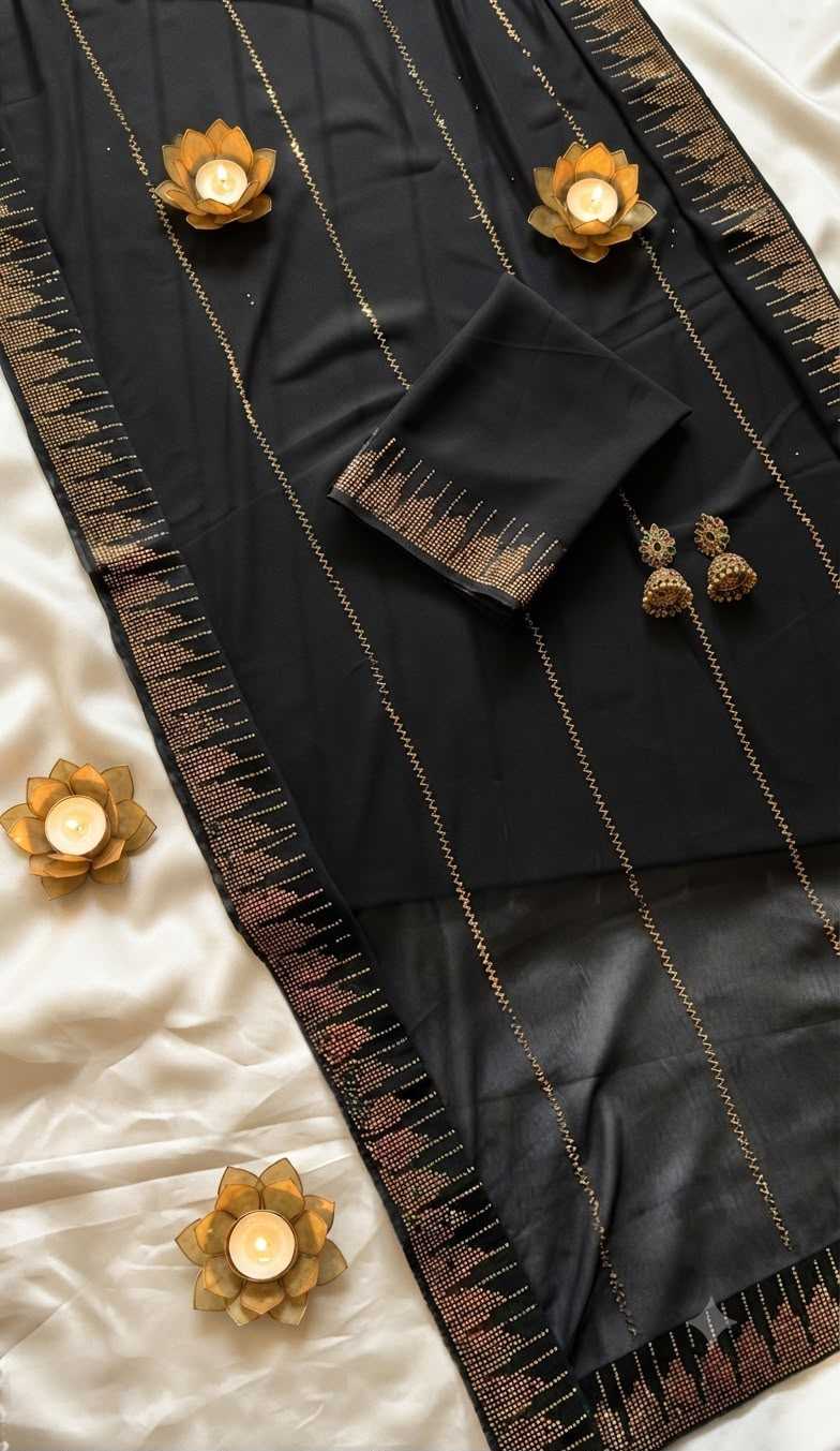 Fox Faux Georgette Party Wear Saree