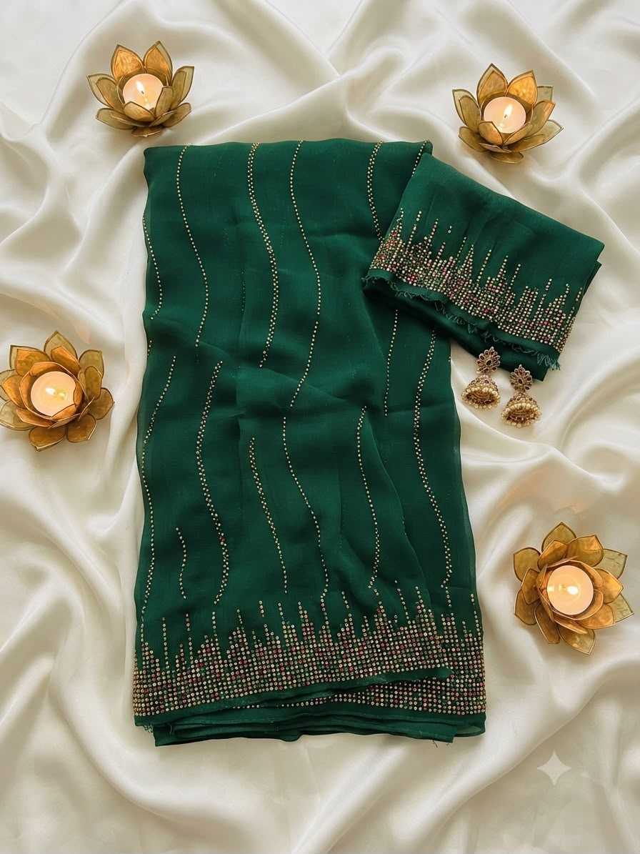 Fox Faux Georgette Party Wear Saree