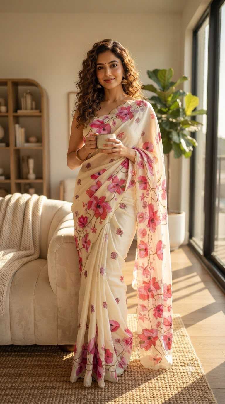 Georgette Fancy Saree