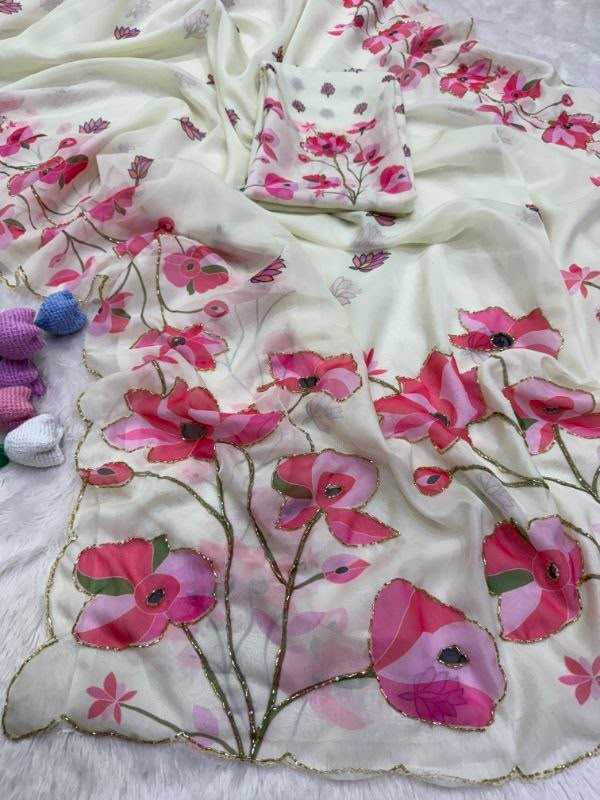 Georgette Fancy Saree