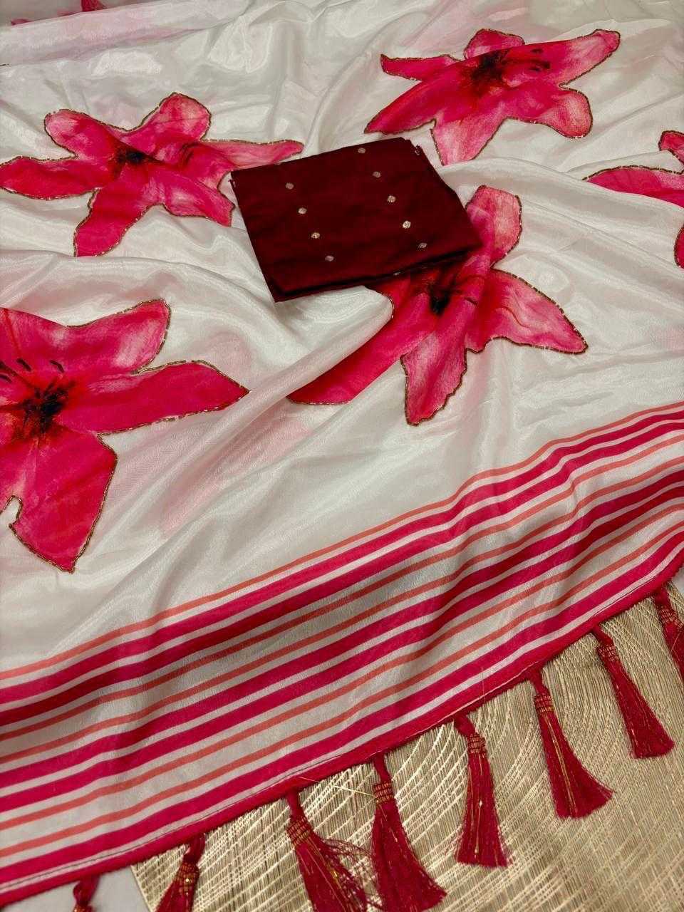 Printed Silk Saree