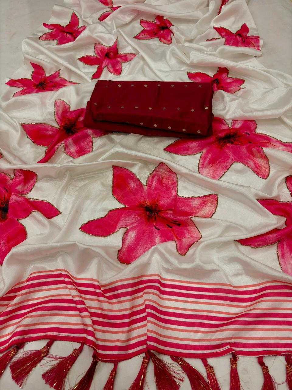 Printed Silk Saree