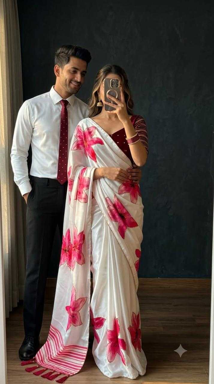 Printed Silk Saree