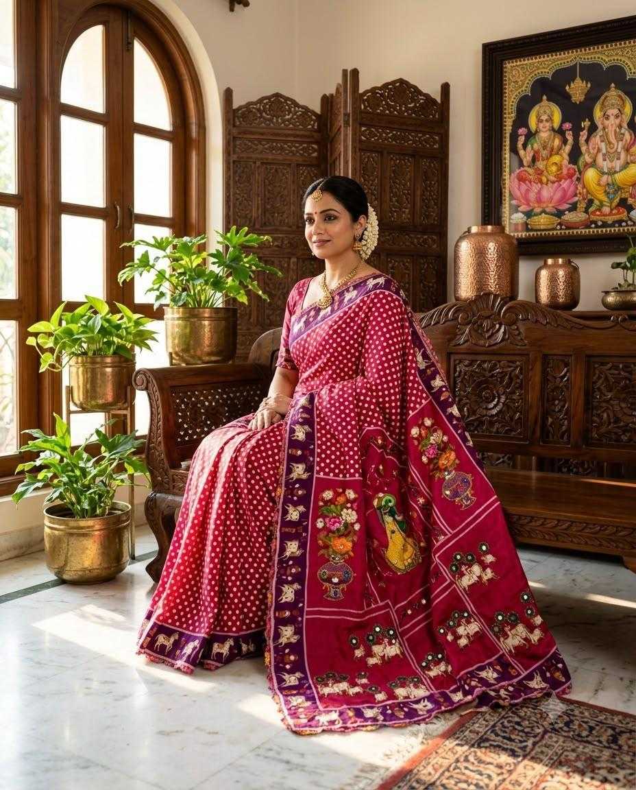 Printed Silk Saree