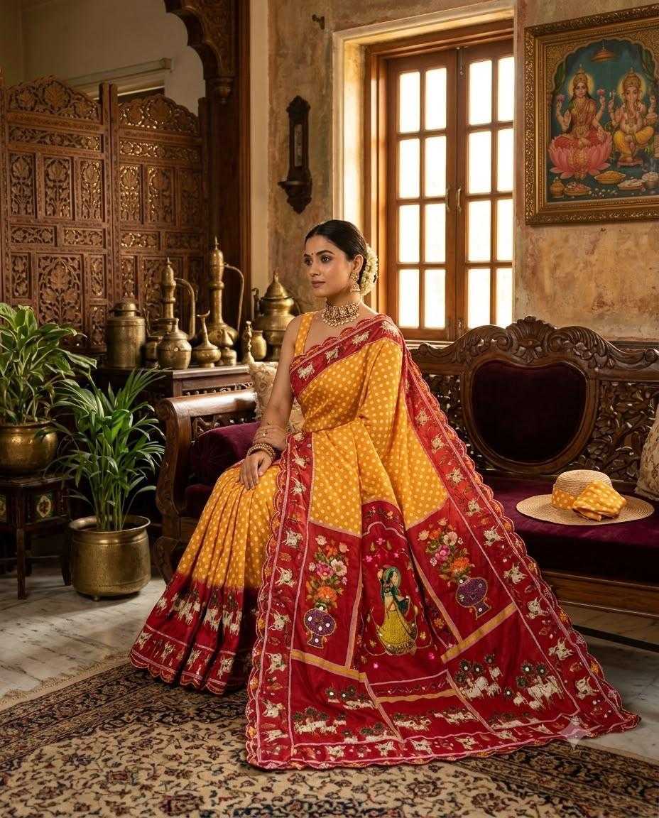Printed Silk Saree