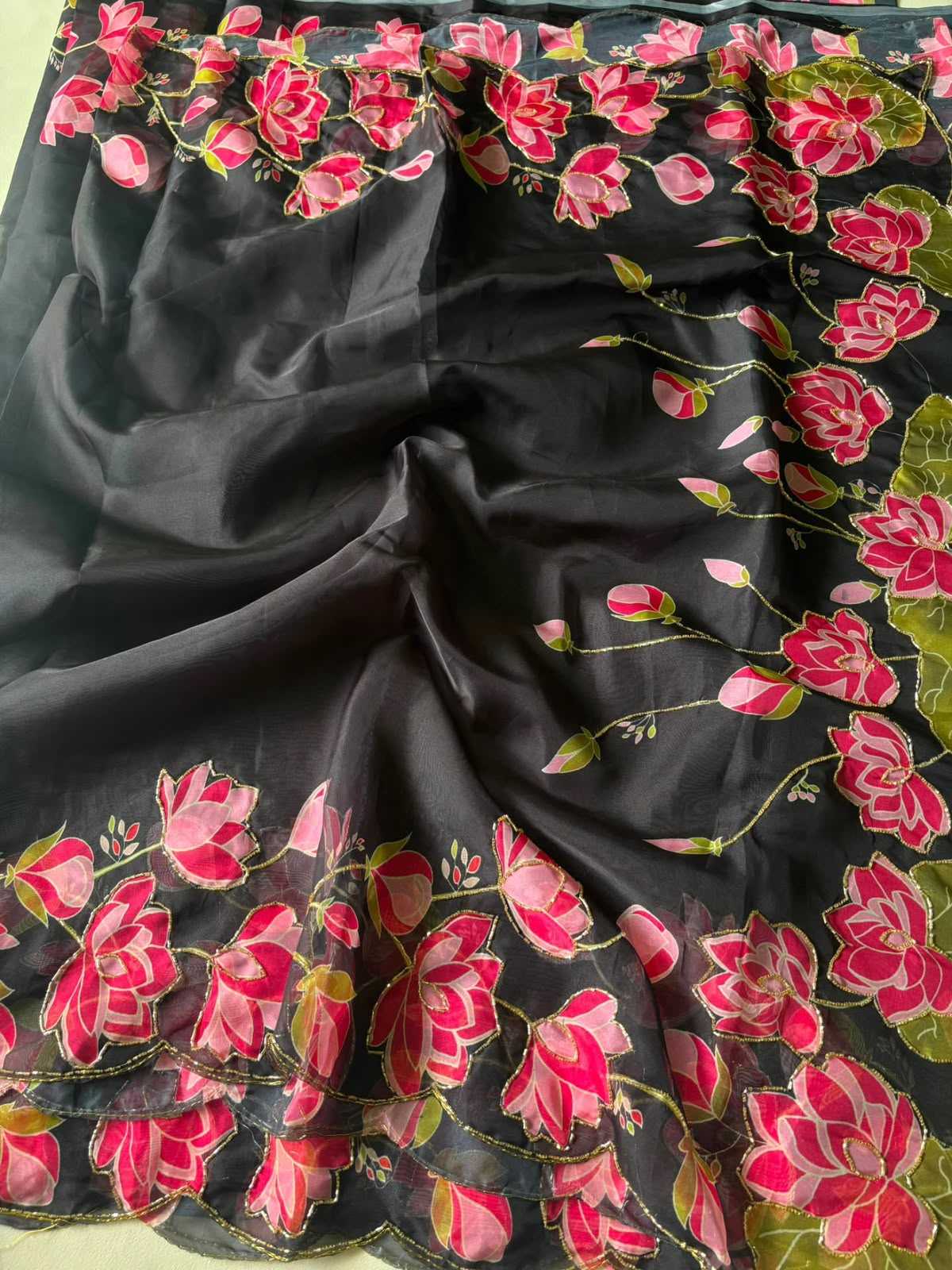 Indumati Georgette Printed Saree