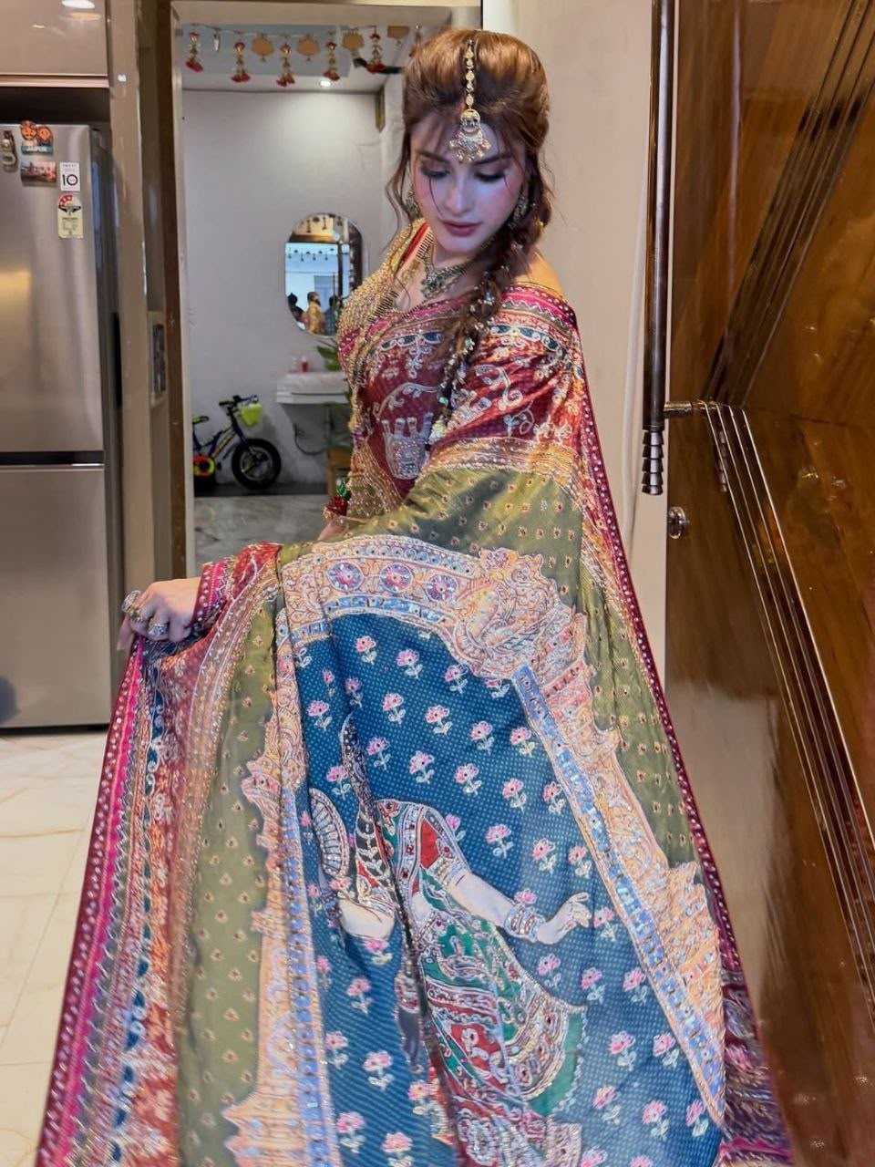 Japan Sartin Designer Saree JT-150507