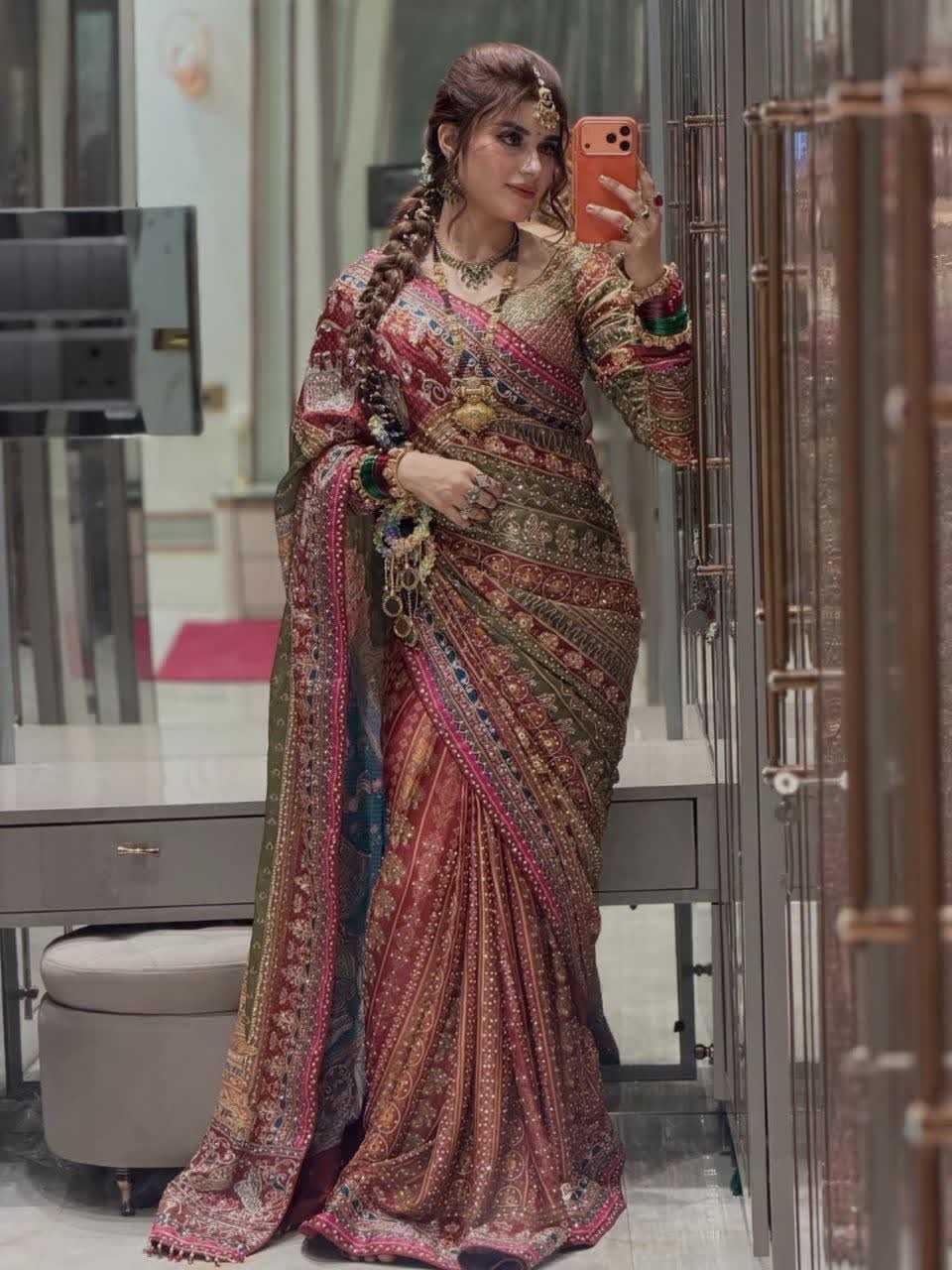 Japan Sartin Designer Saree JT-150507