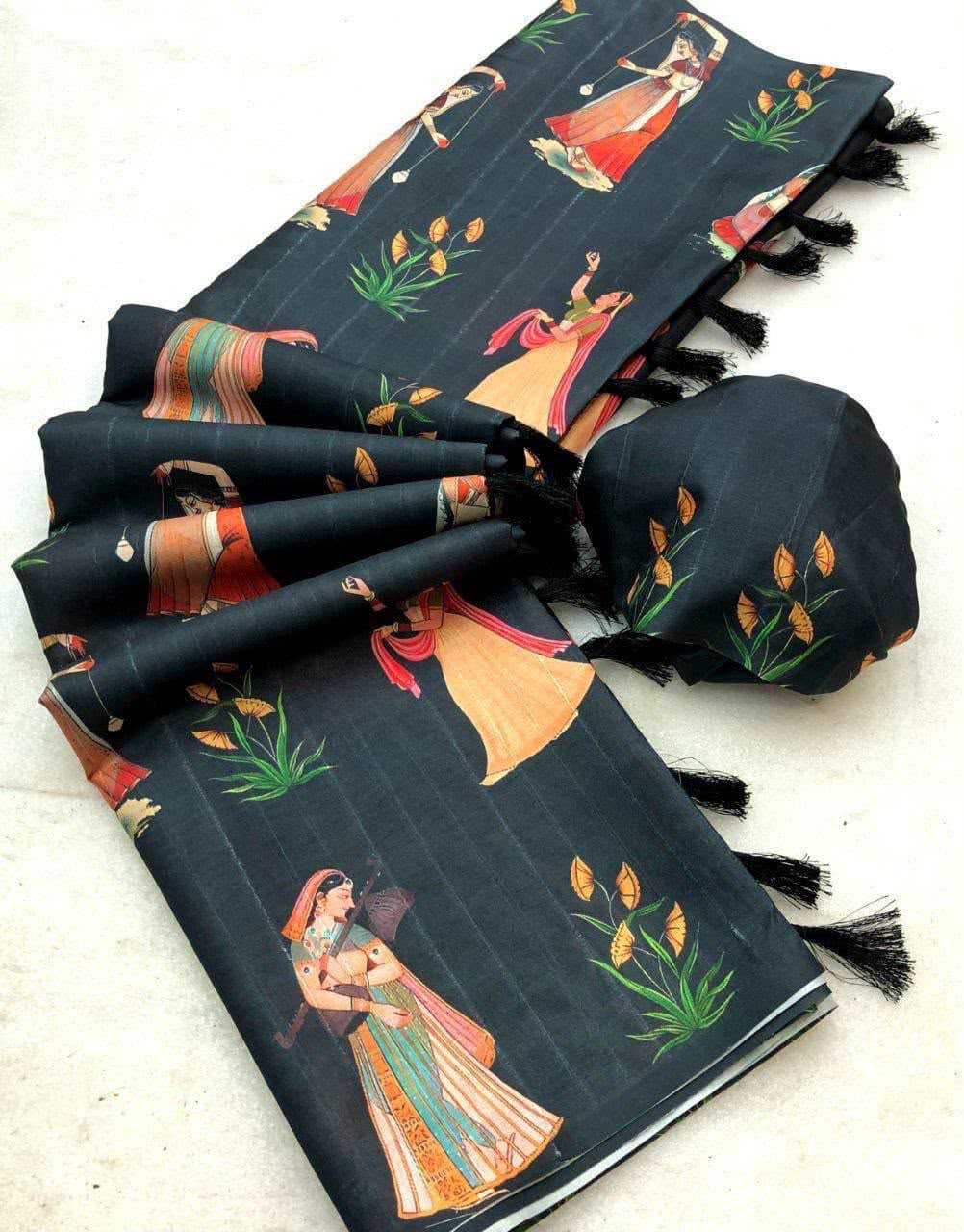 Tussar Silk Saree