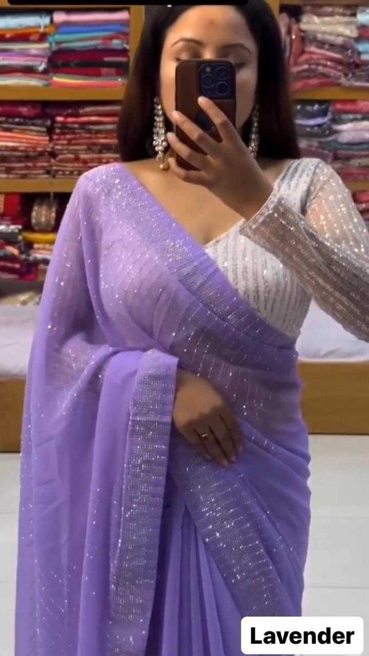 Faux Georgette Designer Saree