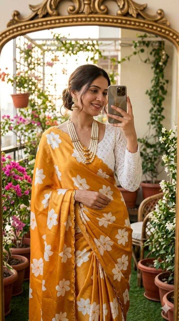 Printed Silk Saree