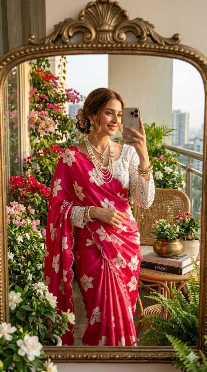 Printed Silk Saree