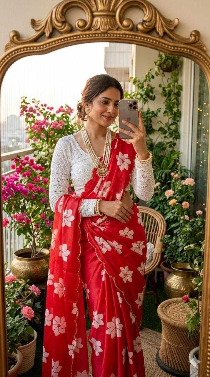 Printed Silk Saree