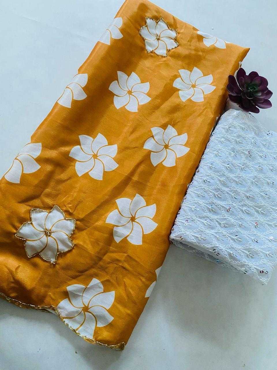 Printed Silk Saree