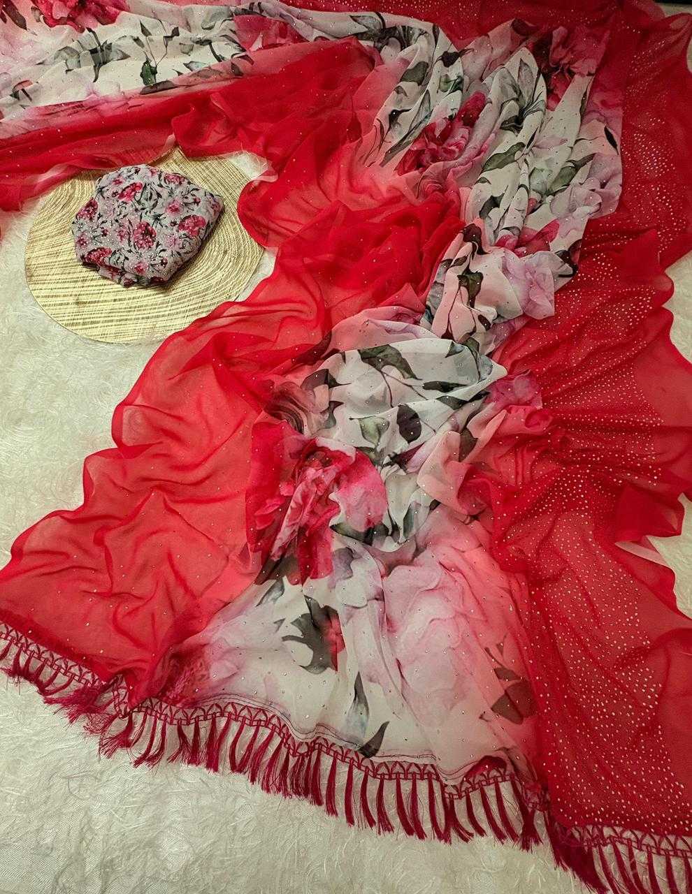 Georgette Printed Saree