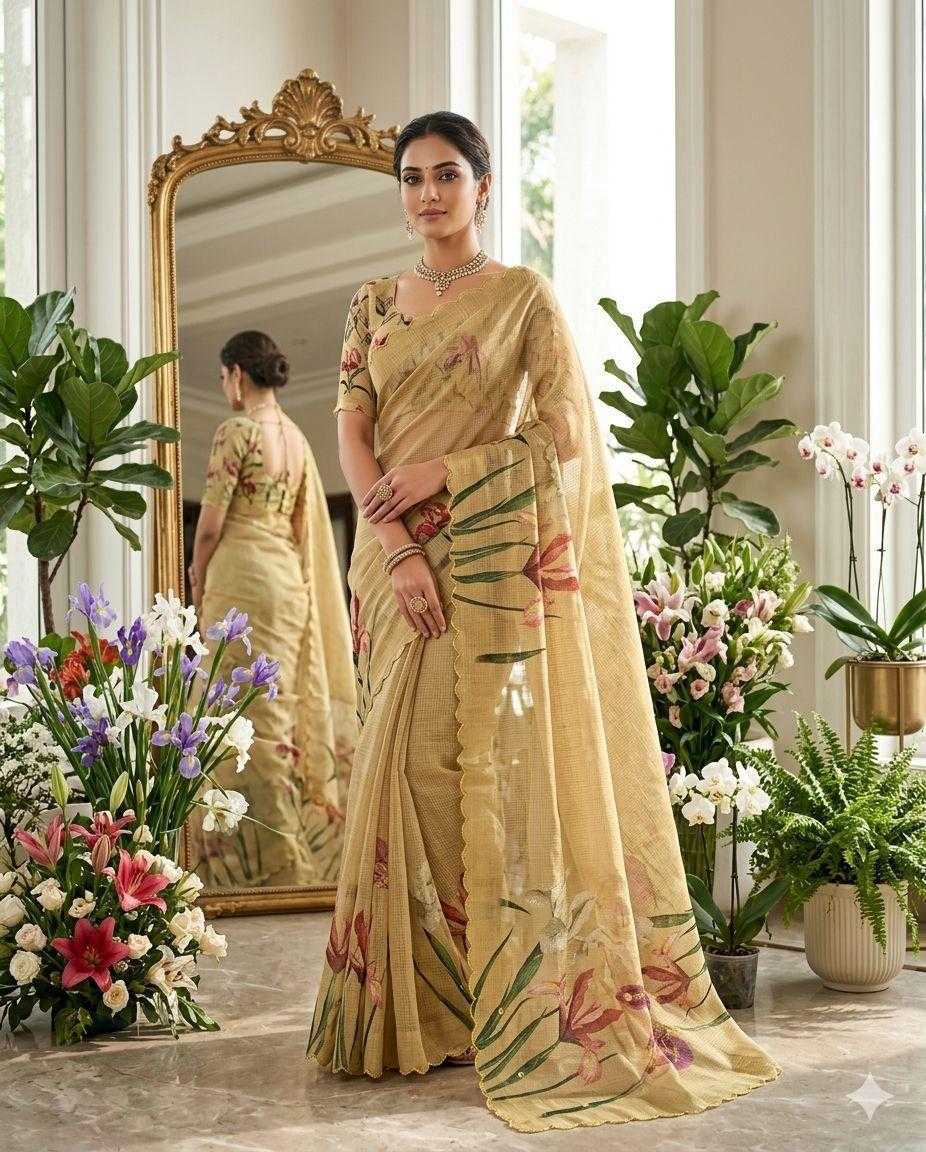 Kota Checks Printed Saree