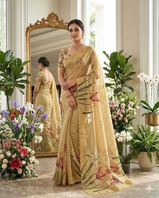 Kota Checks Printed Saree