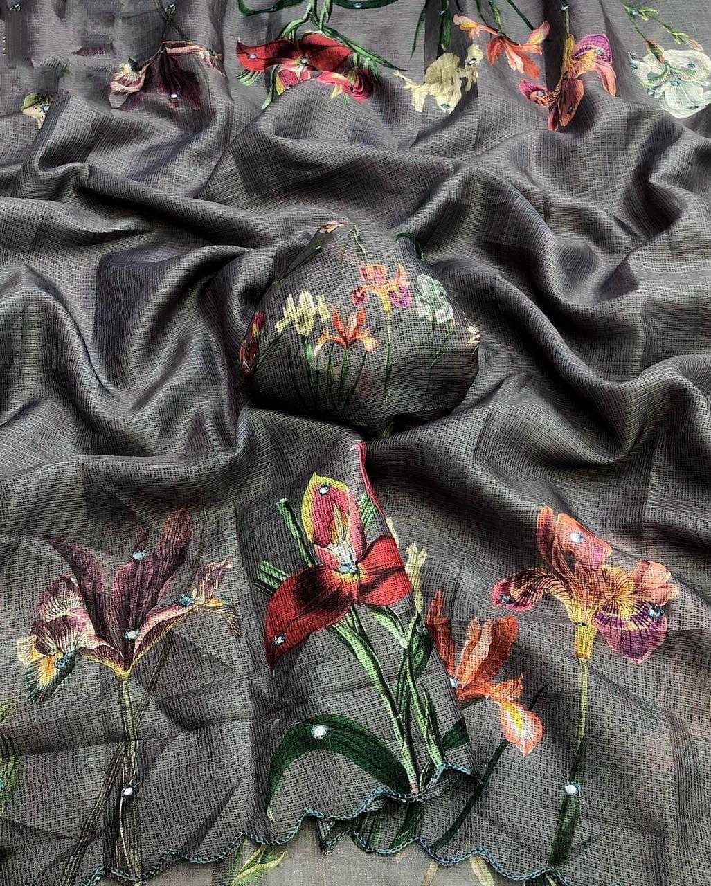 Kota Checks Printed Saree
