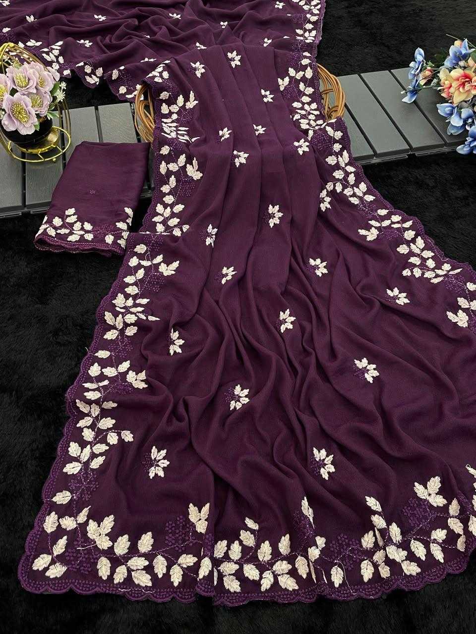 Ming Georgette Designer Saree