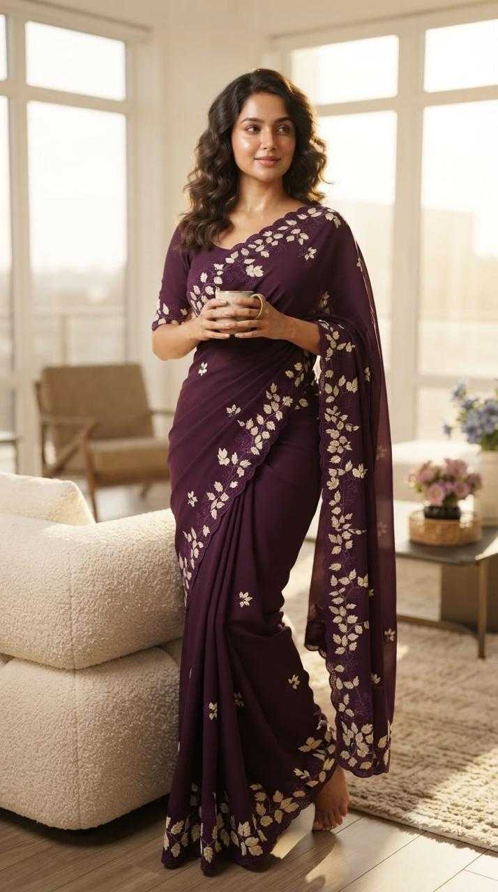 Ming Georgette Designer Saree