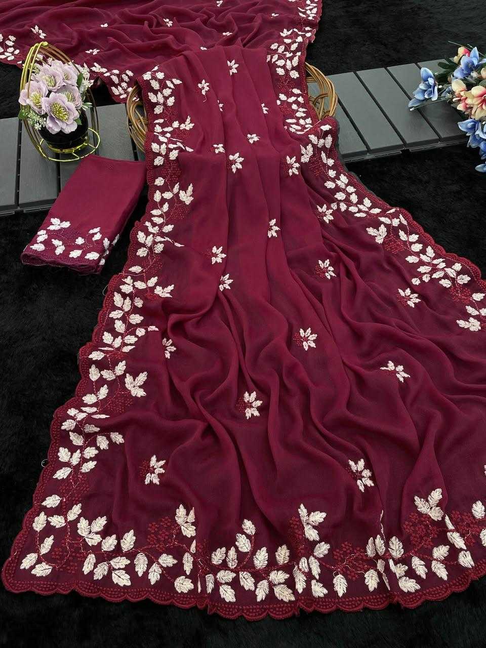 Ming Georgette Designer Saree
