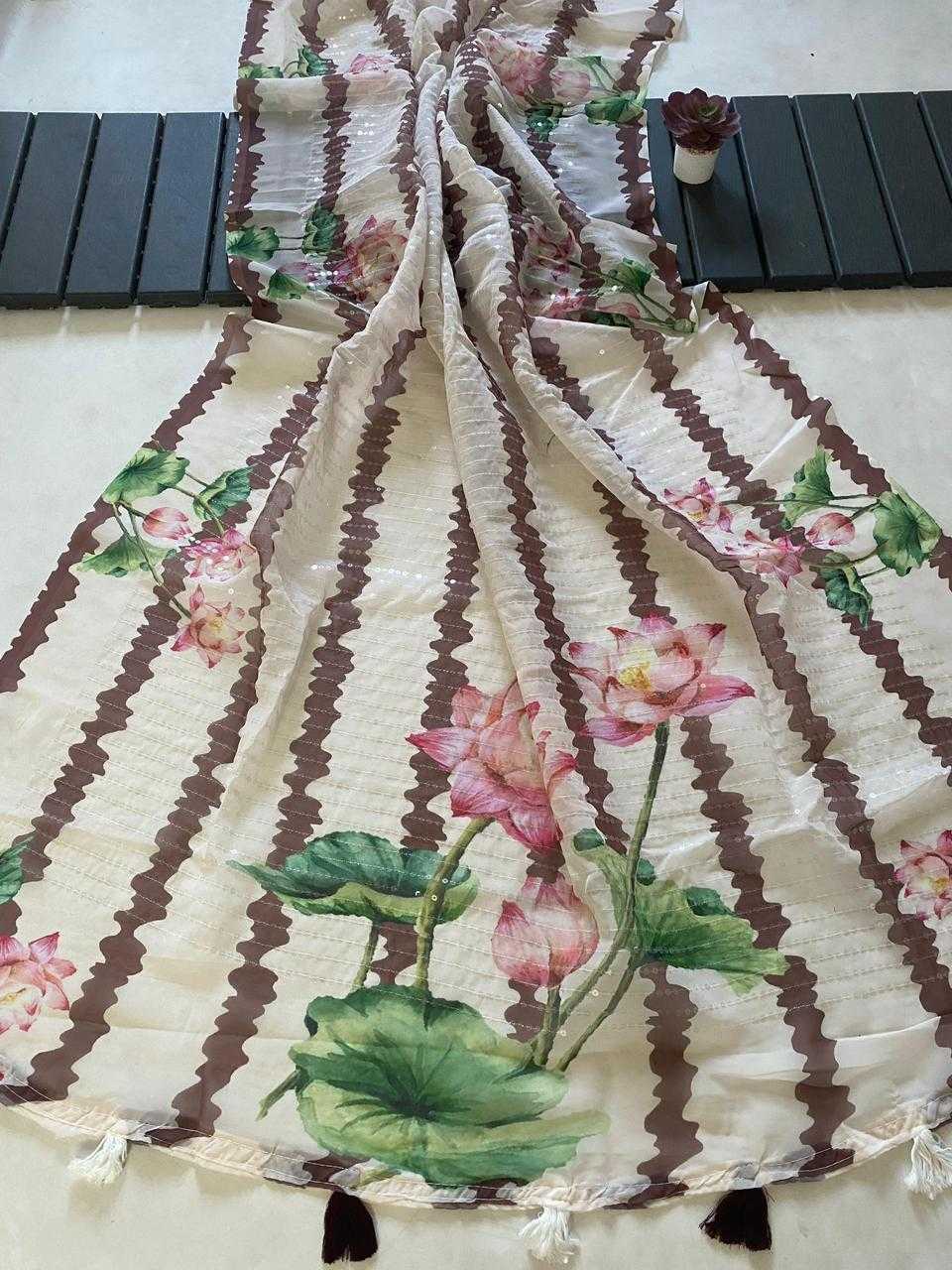Mium Georgette Printed Saree
