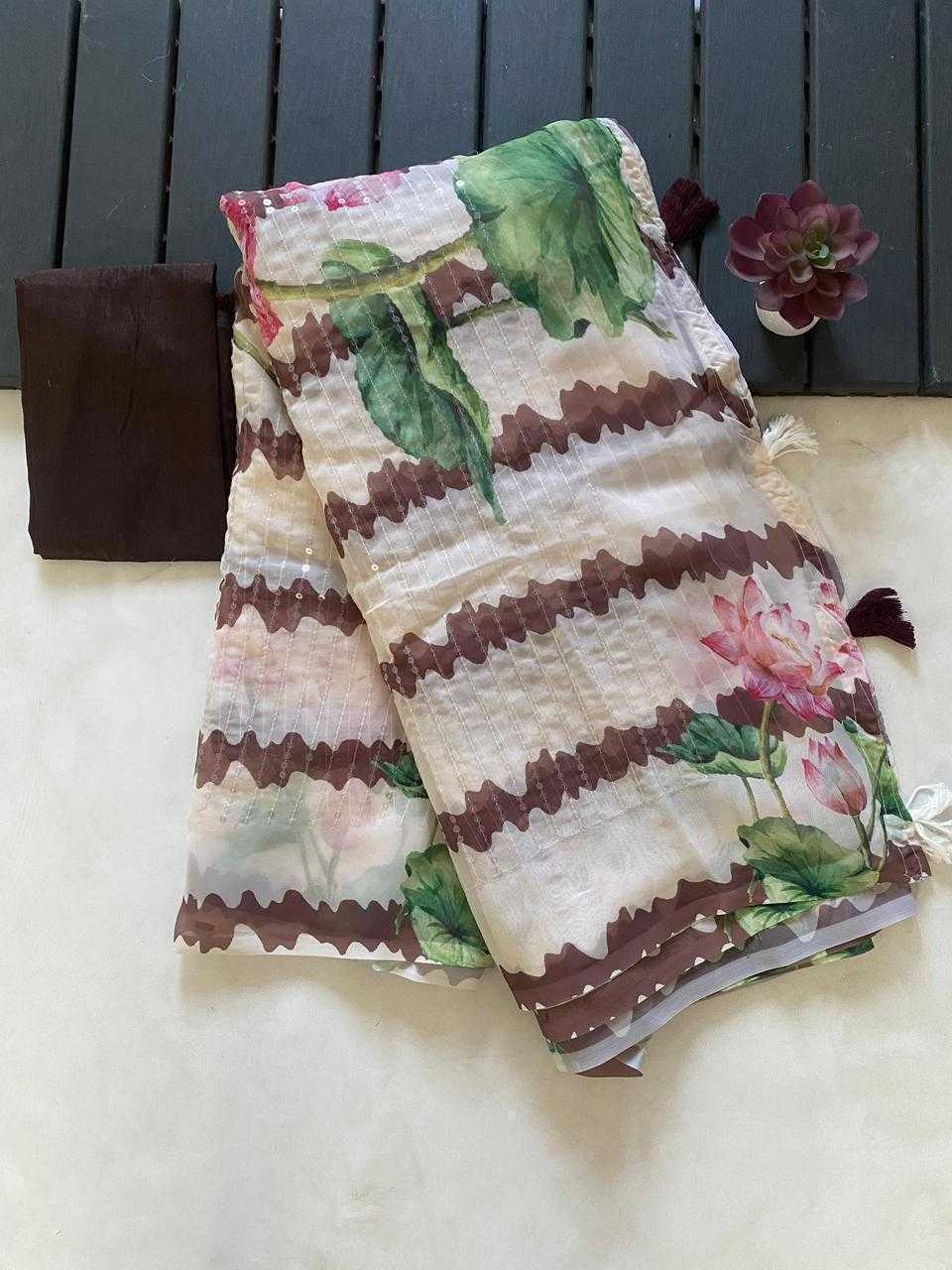 Mium Georgette Printed Saree