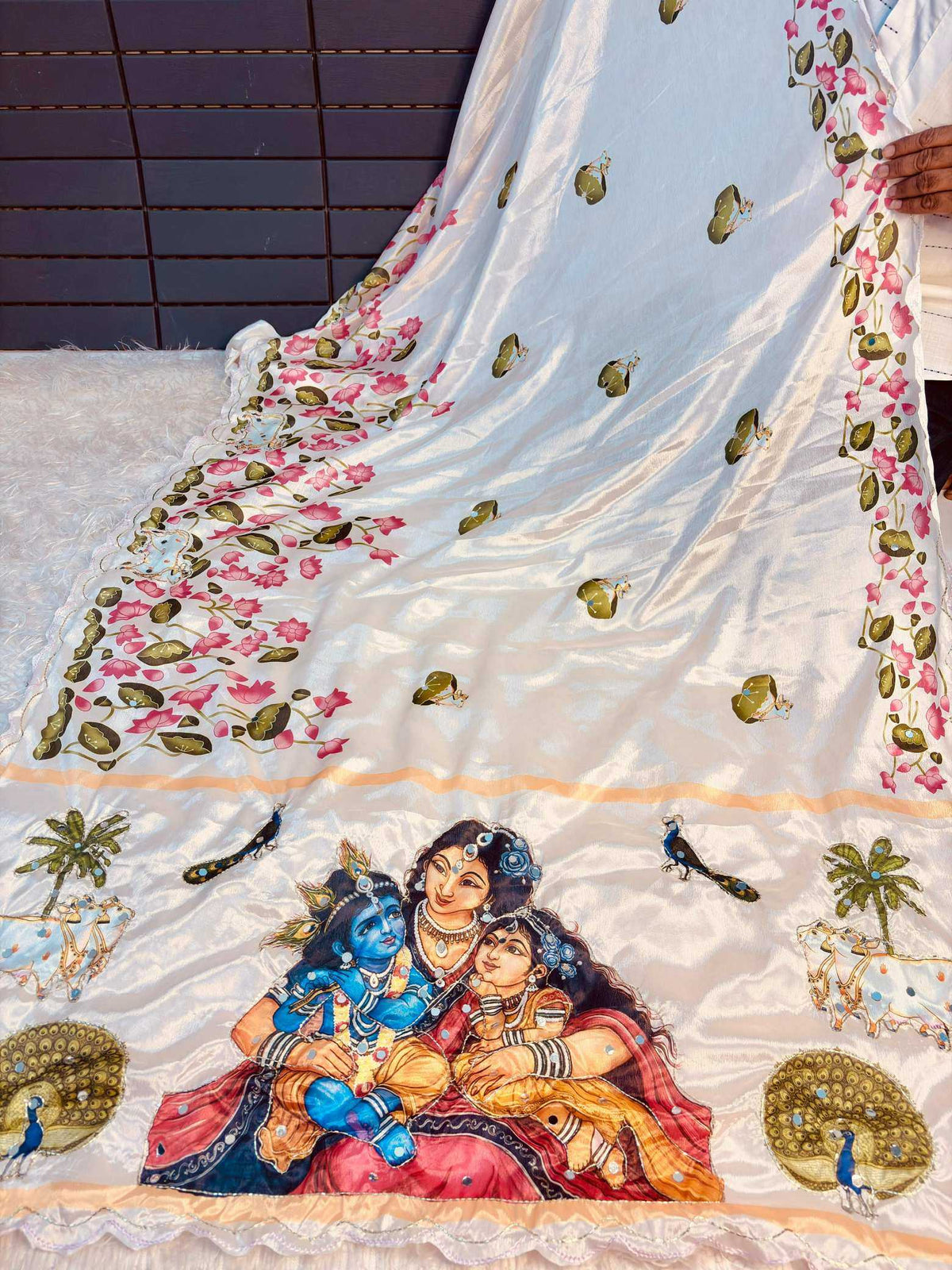 Nirvisha Soft Silk Saree