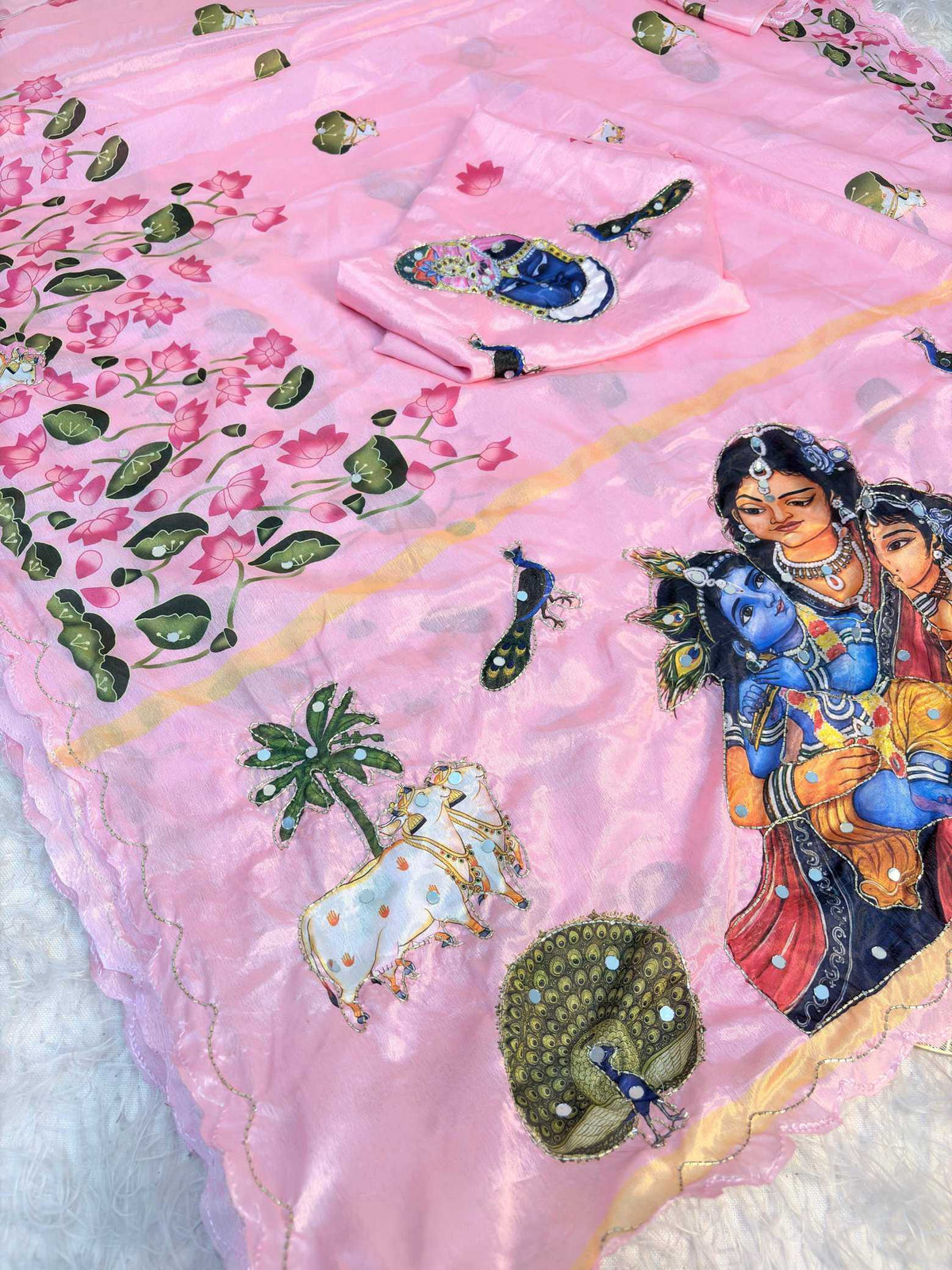 Nirvisha Soft Silk Saree