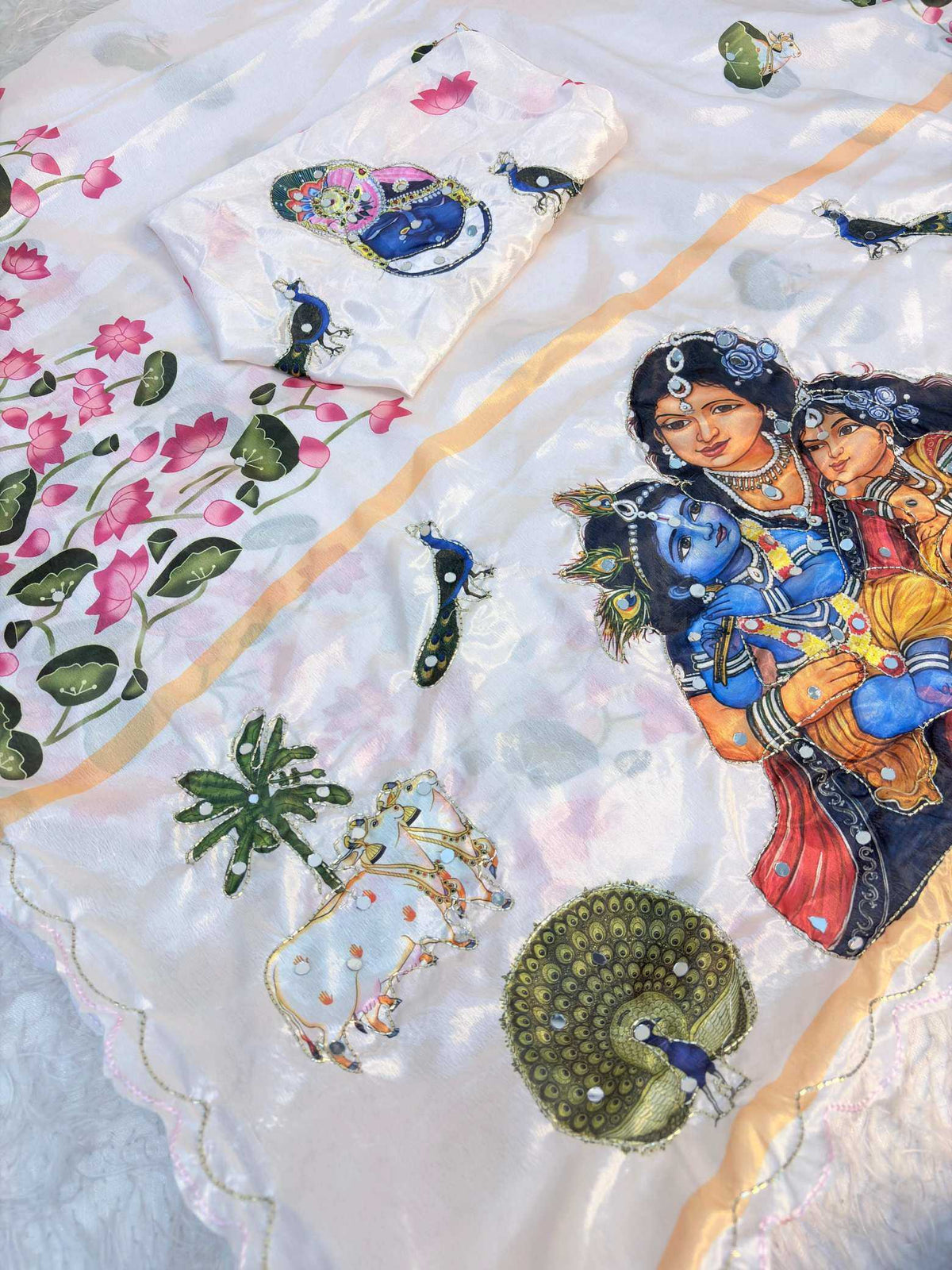 Nirvisha Soft Silk Saree