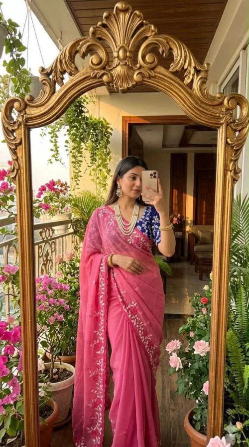 Only Georgette Saree