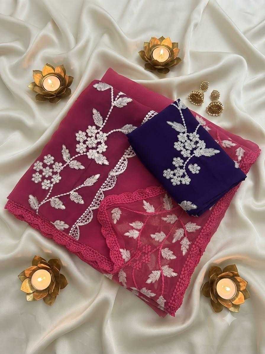 Only Georgette Saree