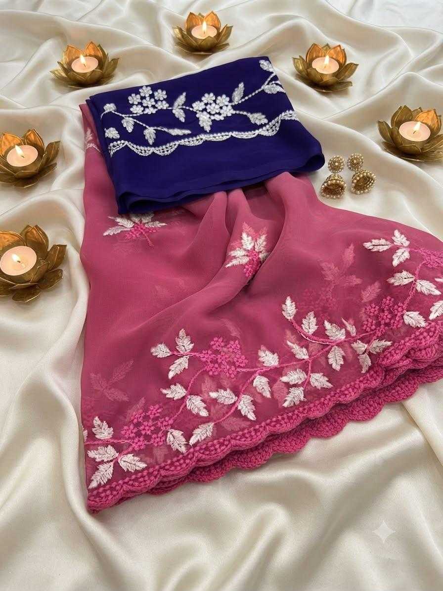 Only Georgette Saree