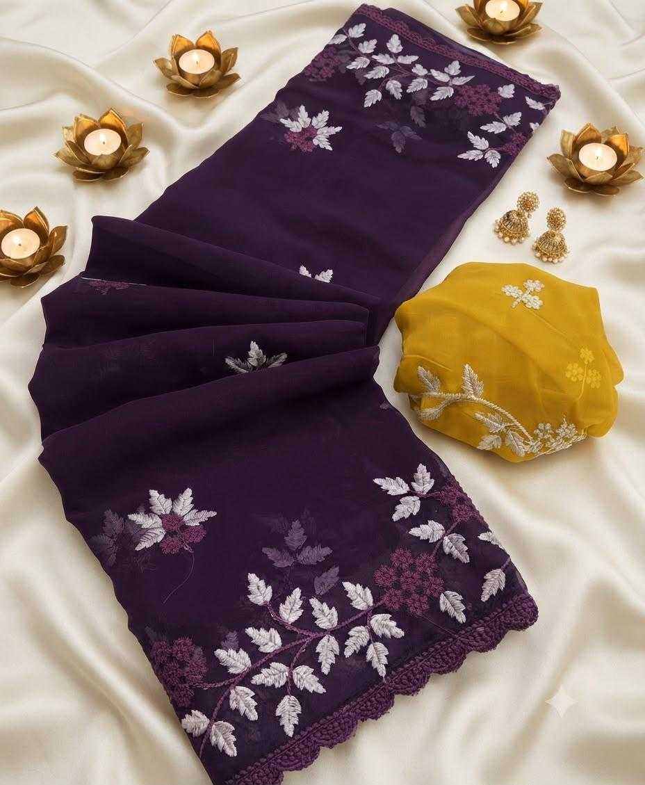 Only Georgette Saree