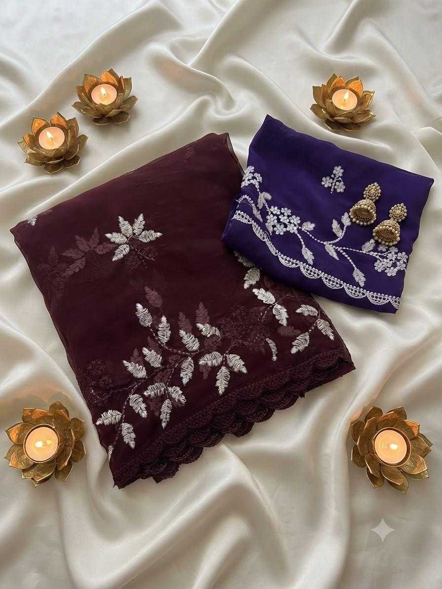 Only Georgette Saree