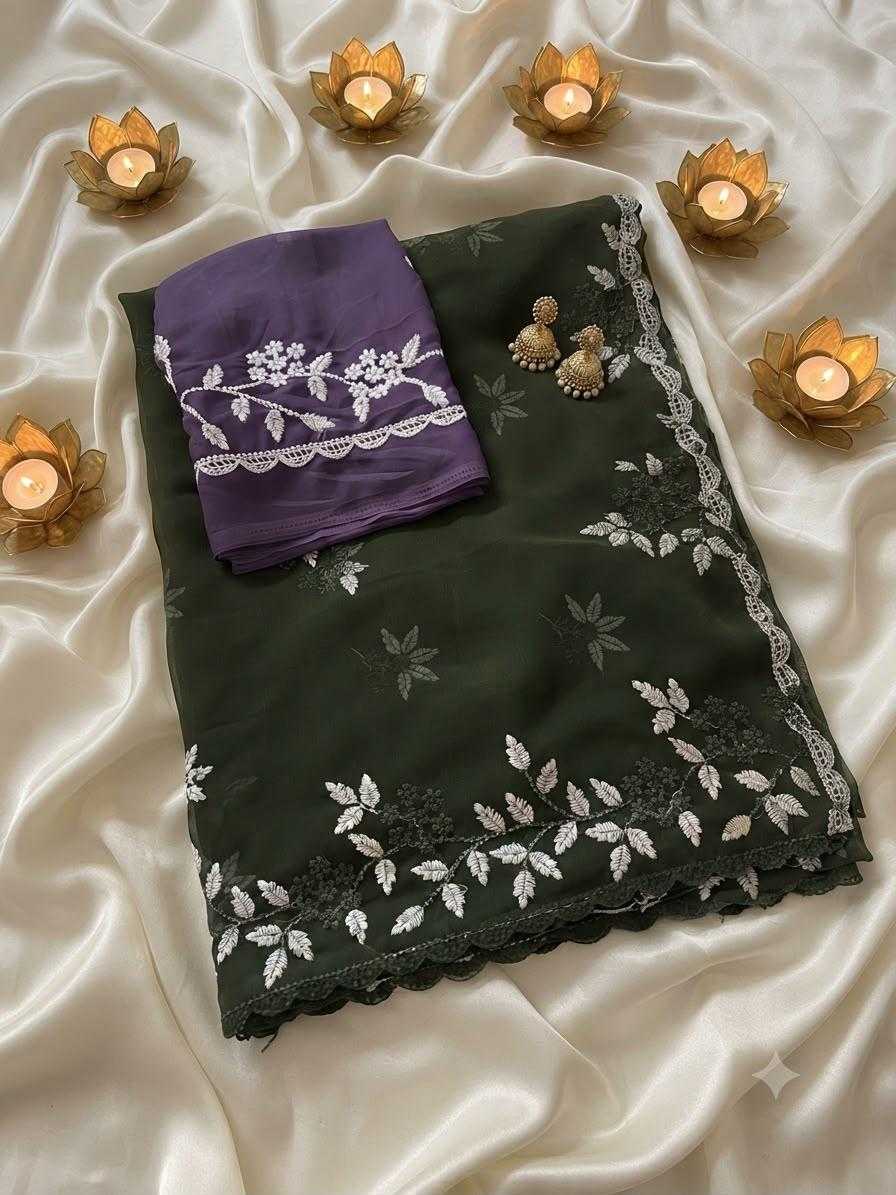 Only Georgette Saree
