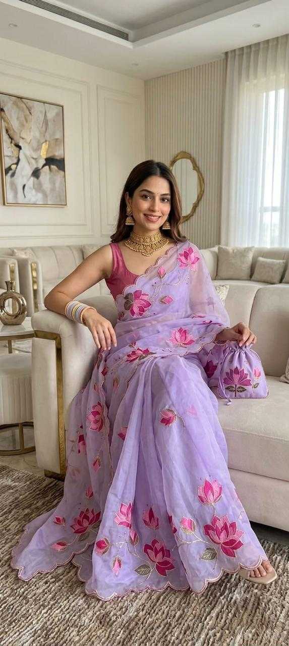 Pure Georgette Designer Saree
