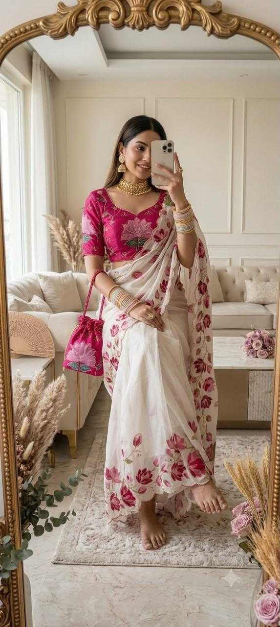Rder Georgette Printed Saree
