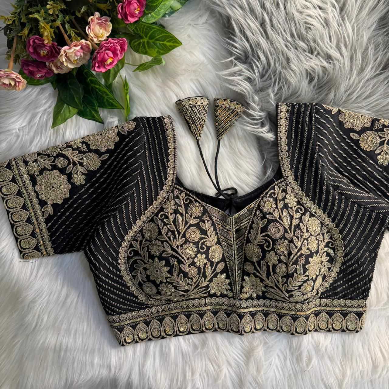 Silk V-neck Blouse