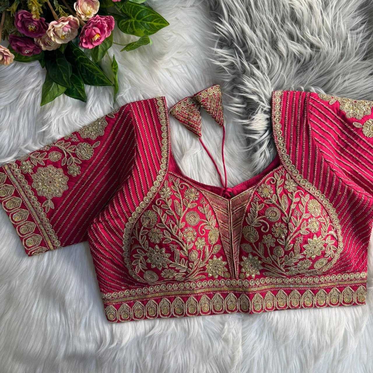 Silk V-neck Blouse